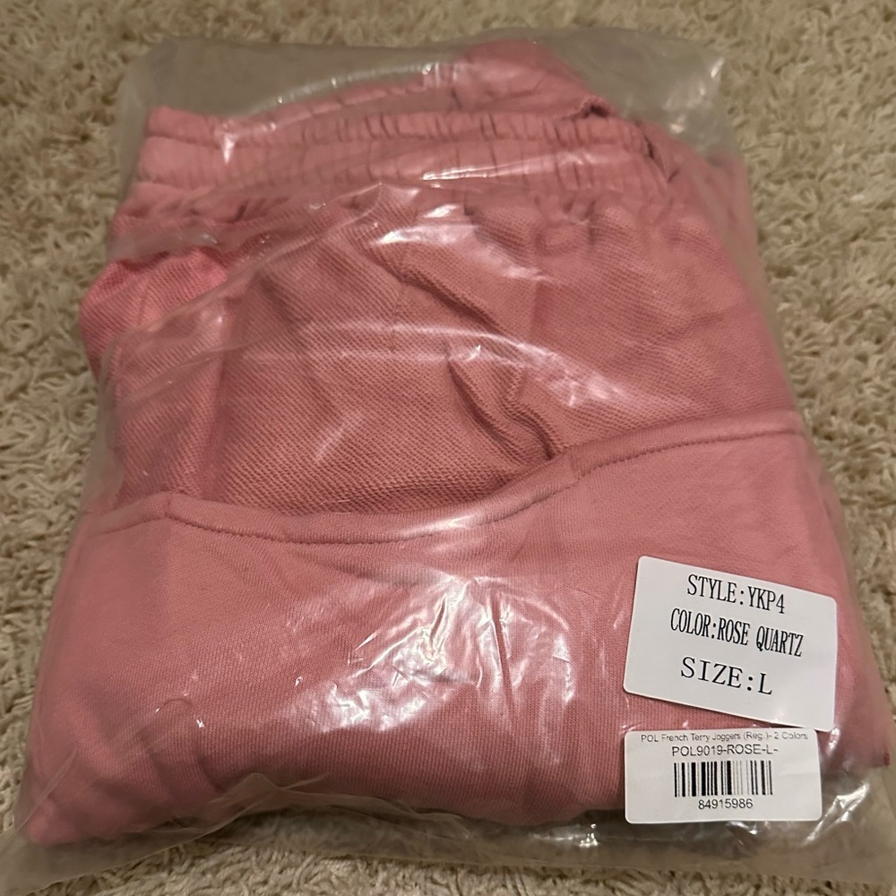 POL ROSE RUCHED SWEATPANTS - Picture 3 of 9